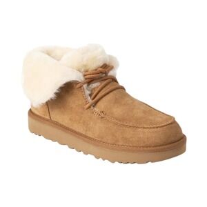 UGG Australia Diara Women's Chestnut Suede Sheepskin Lined Lace Up Boots 9‎